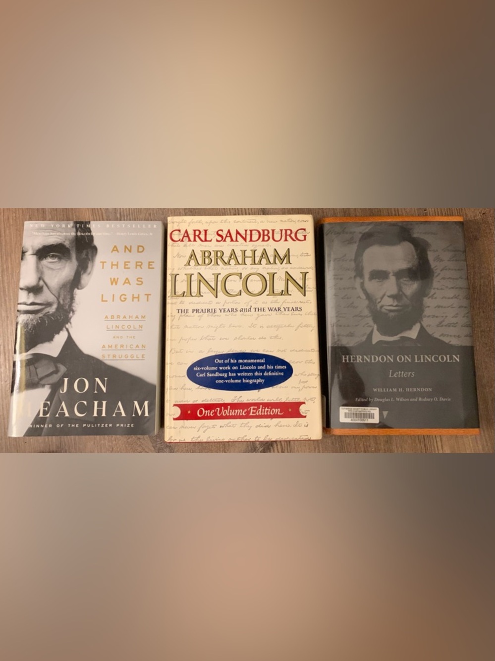 Set of 3 Abraham Lincoln Books - Civil War History